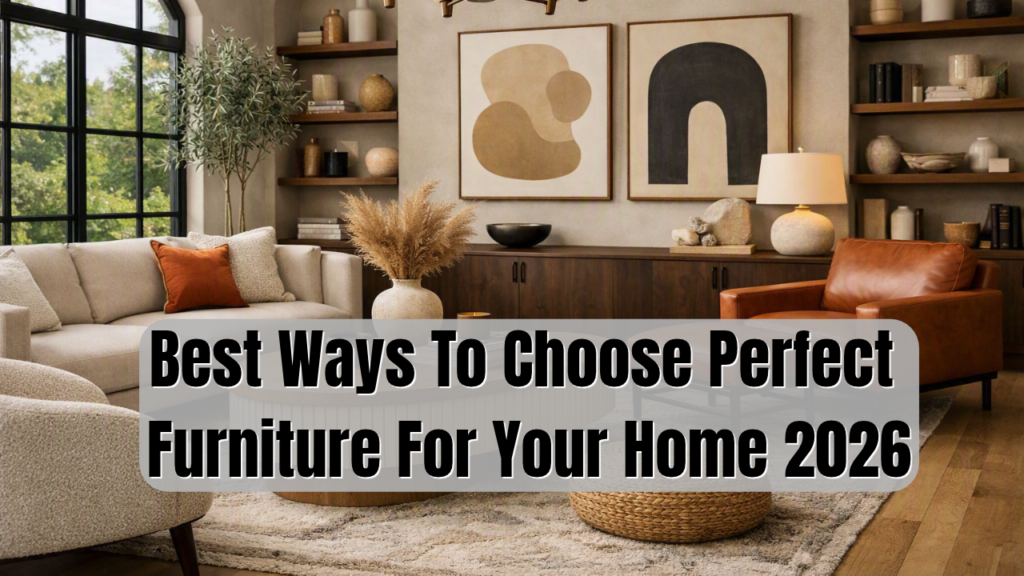 Best Ways To Choose Perfect Furniture For Your Home 2026